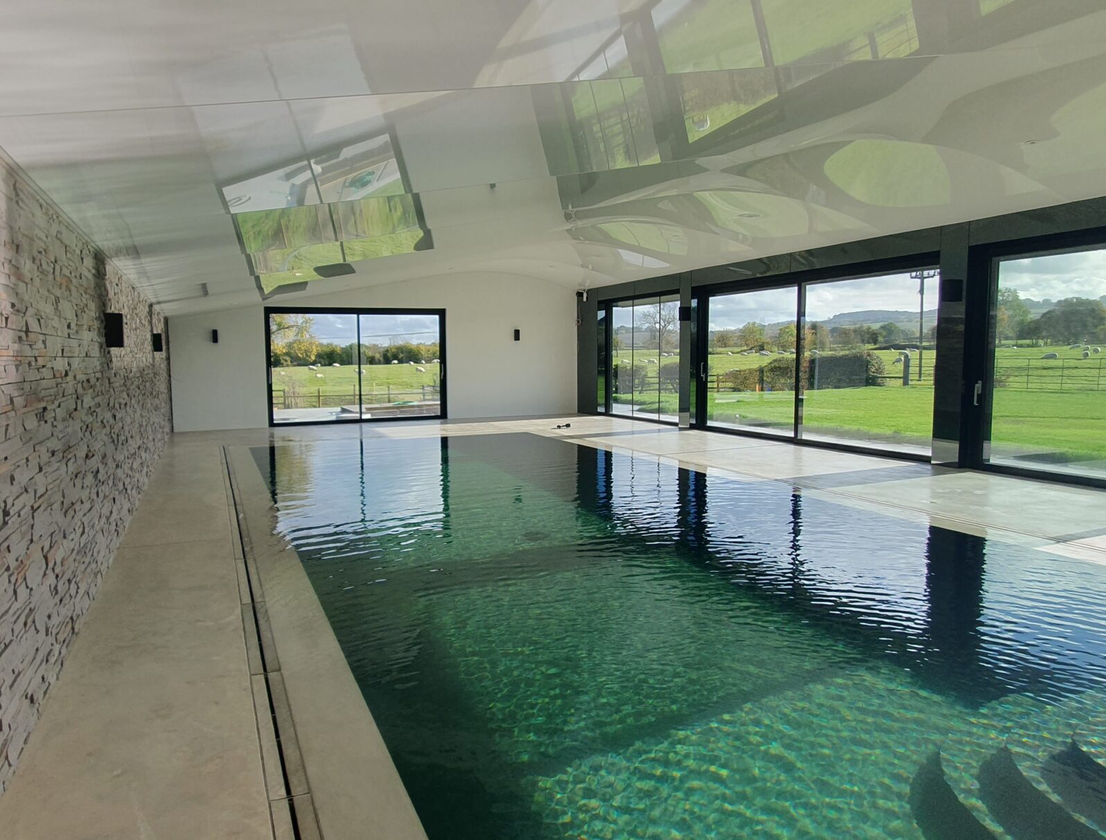 indoor deck level pool